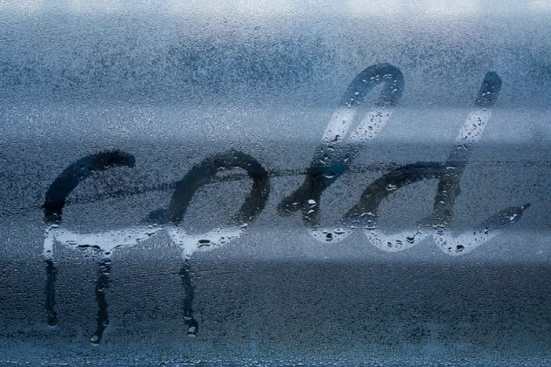 Condensation occurs when warm, moisture-laden air comes into contact with cooler surfaces, leading to water droplet formation.